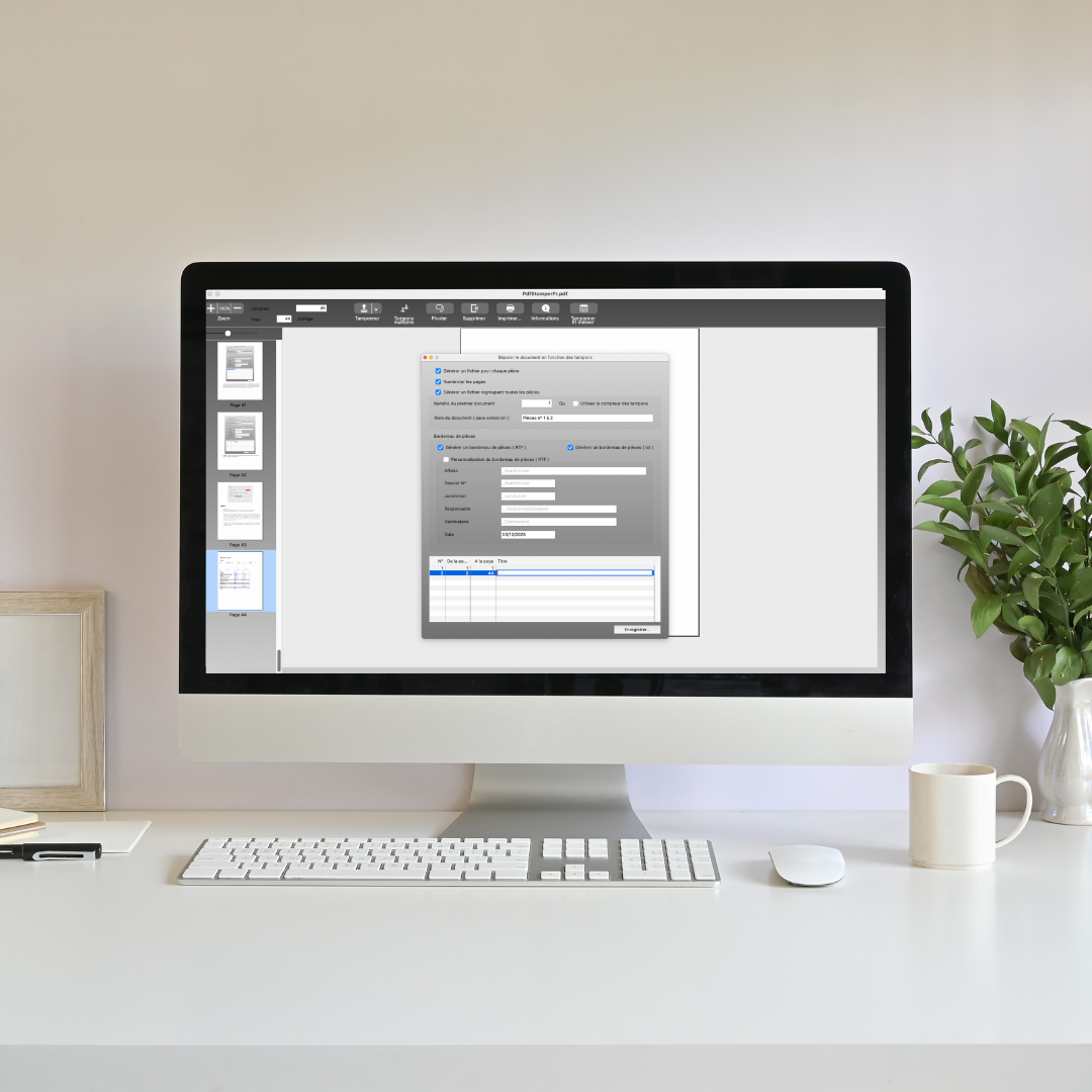 Imac avec PDFStamper
